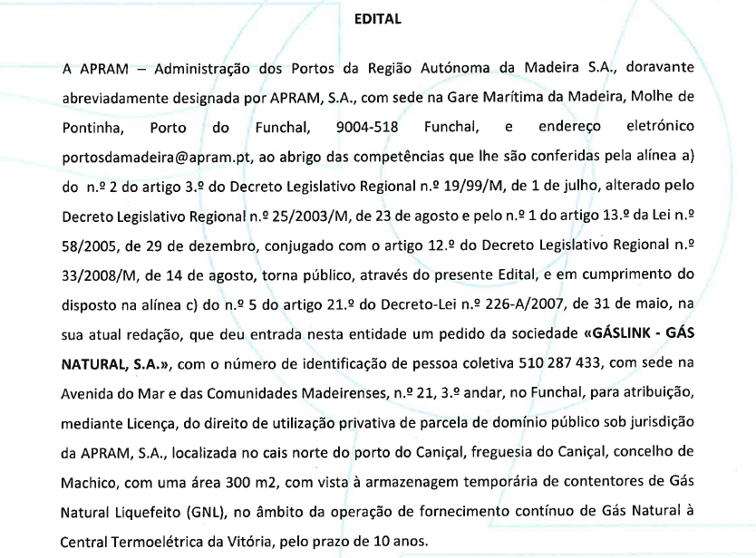 GÁSLINK - GÁS NATURAL, S.A.